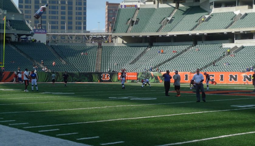 View From The Cincinnati Bengals Sideline. Photo Credit: Paul | Flickr - Under Creative Commons License