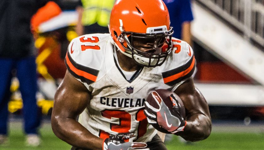 Cleveland Browns Running Back Nick Chubb. Photo Credit: Erik Drost | Under Creative Commons License