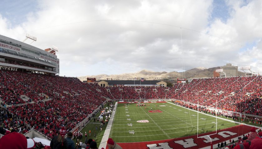 Utah Utes Football Stadium. Photo Credit: Sam Klein | Under Creative Commons License