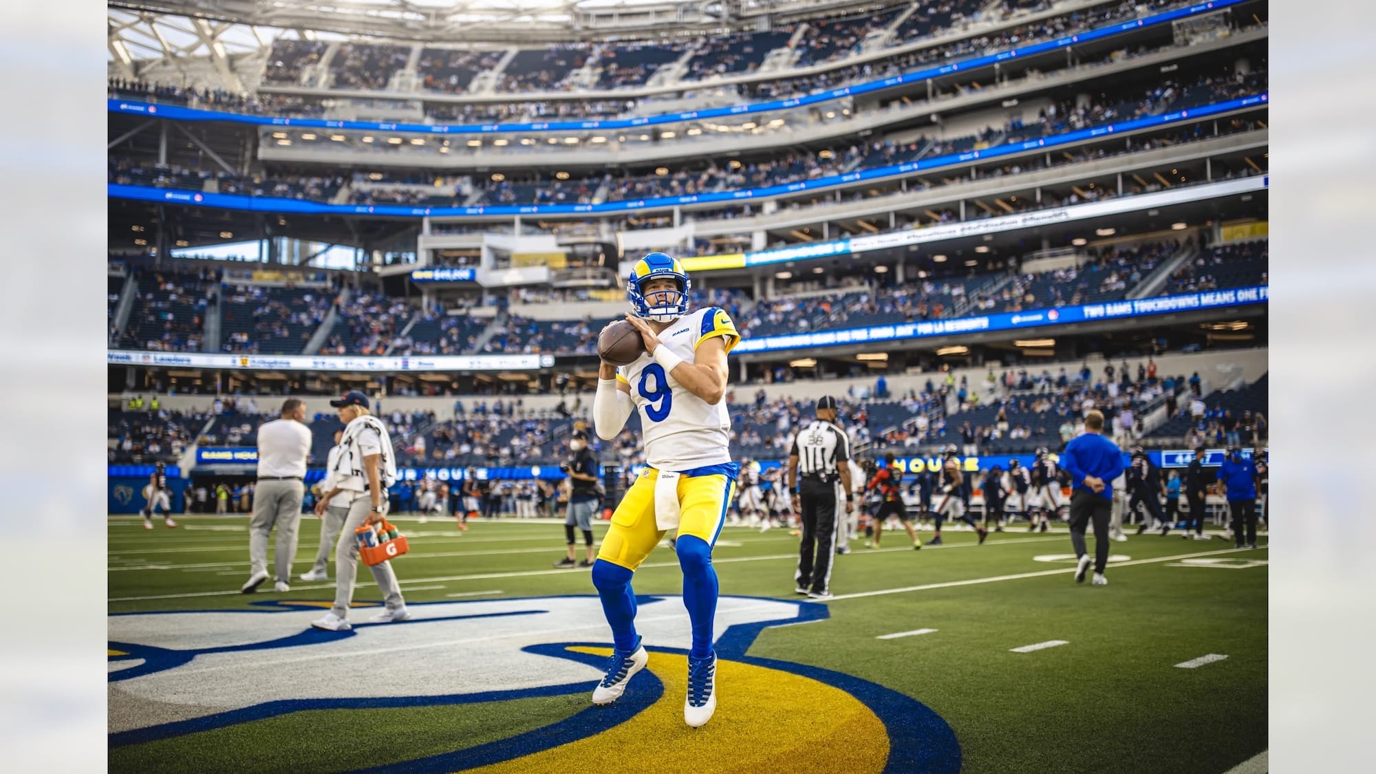 Los Angeles Rams Quarterback Matthew Stafford. Photo Credit: Brevin Townsell | LA Rams