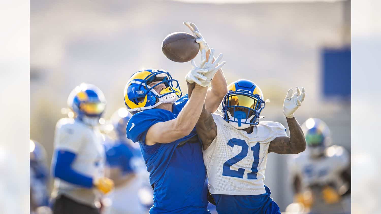 Los Angeles Rams Hit The Practice Field Ahead Of Their Week 6 Matchup Against The New York Giants. Photo Credit: Brevin Townsell | LA Rams