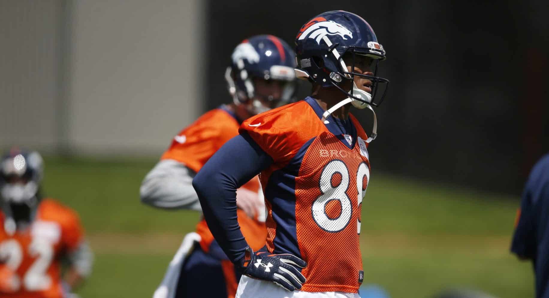 Broncos WR Demaryius Thomas is listed as questionable with a hip injury