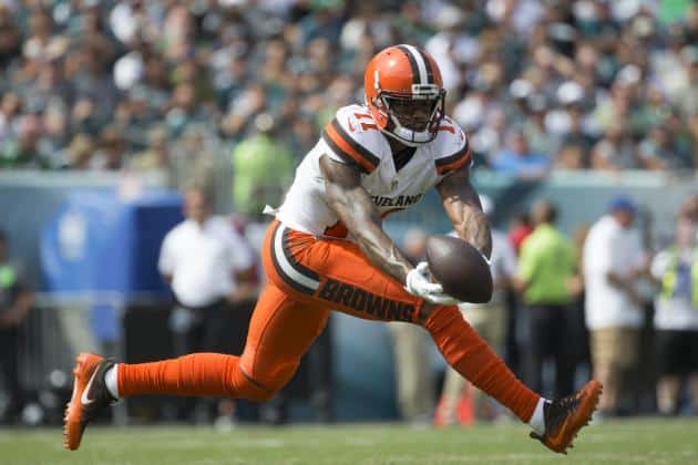 Cleveland Browns wideout Terrelle Pryor Sr.