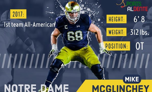 All-American Mike McGlinchey takes blame for Notre Dame football loss