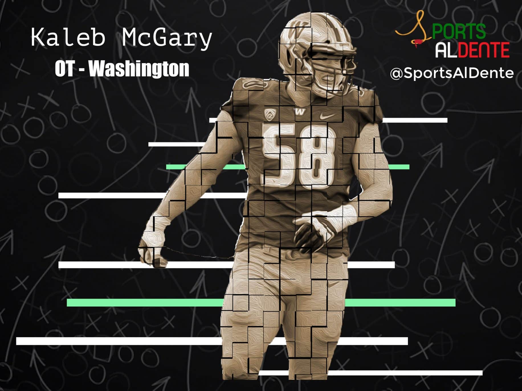 OT Kaleb McGary returns to Washington Football for senior year.