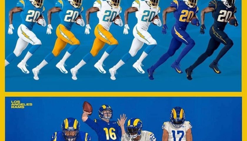 Here are the Rams' records in each uniform combination since 2020