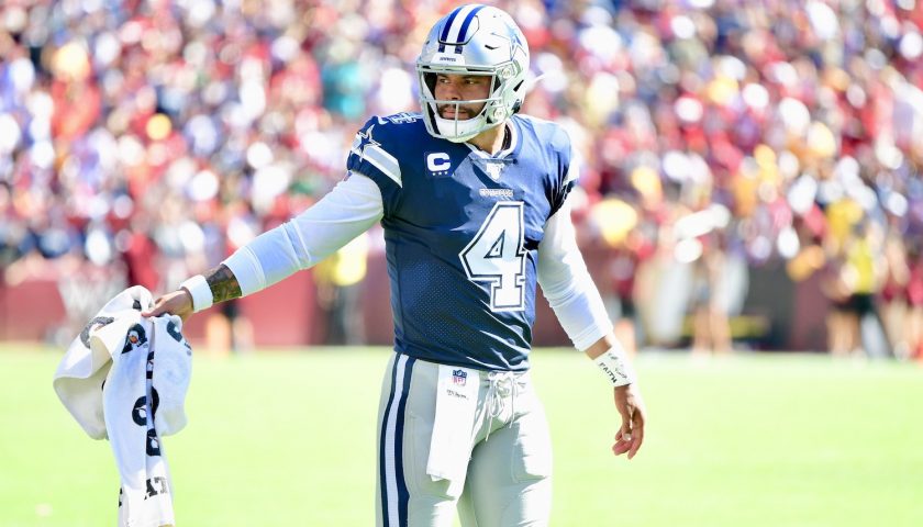 Cowboys' Prescott playing like seasoned pro at money time