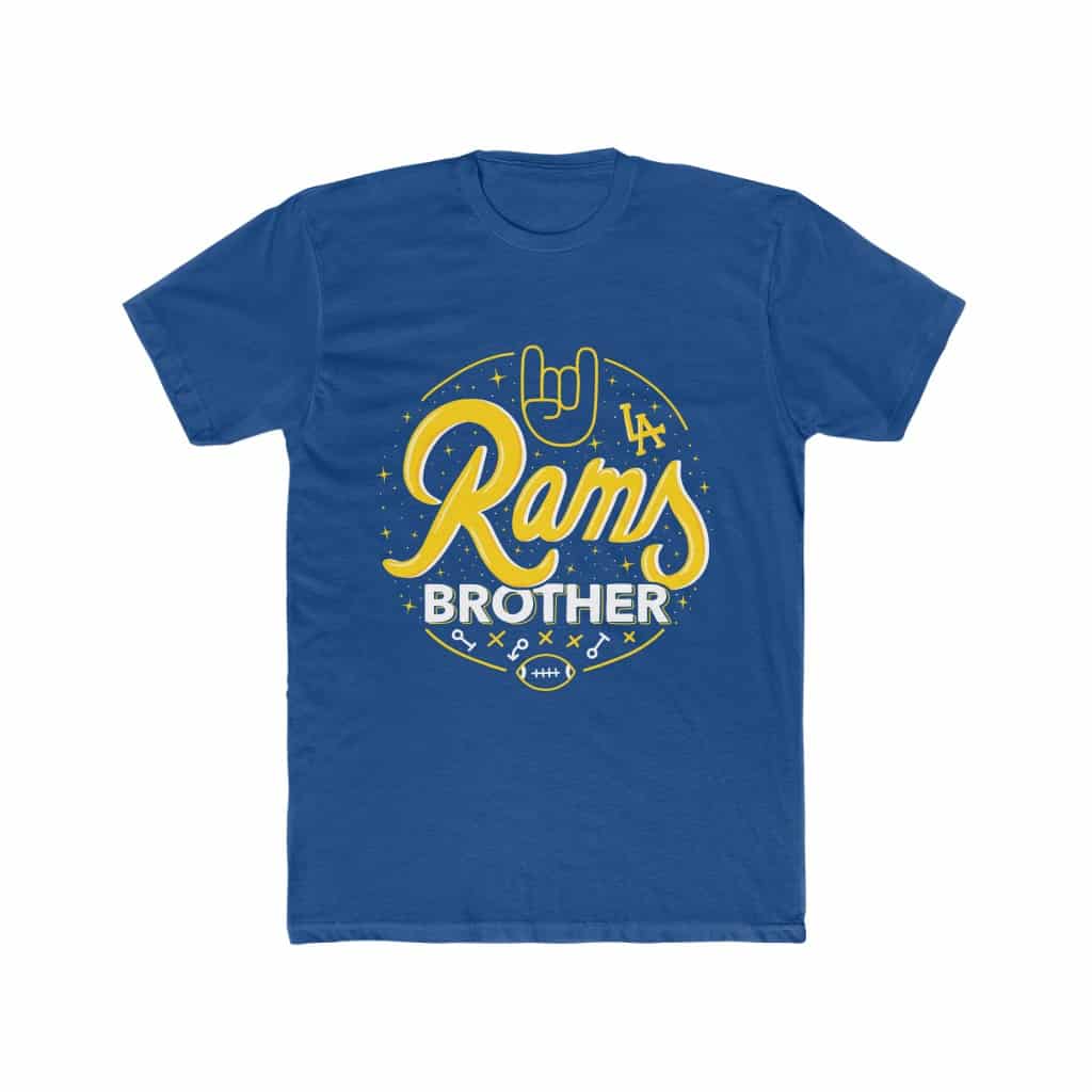 Rams Brother T-Shirt (Horns Up) - Rams Brother Podcast - LAFB Network