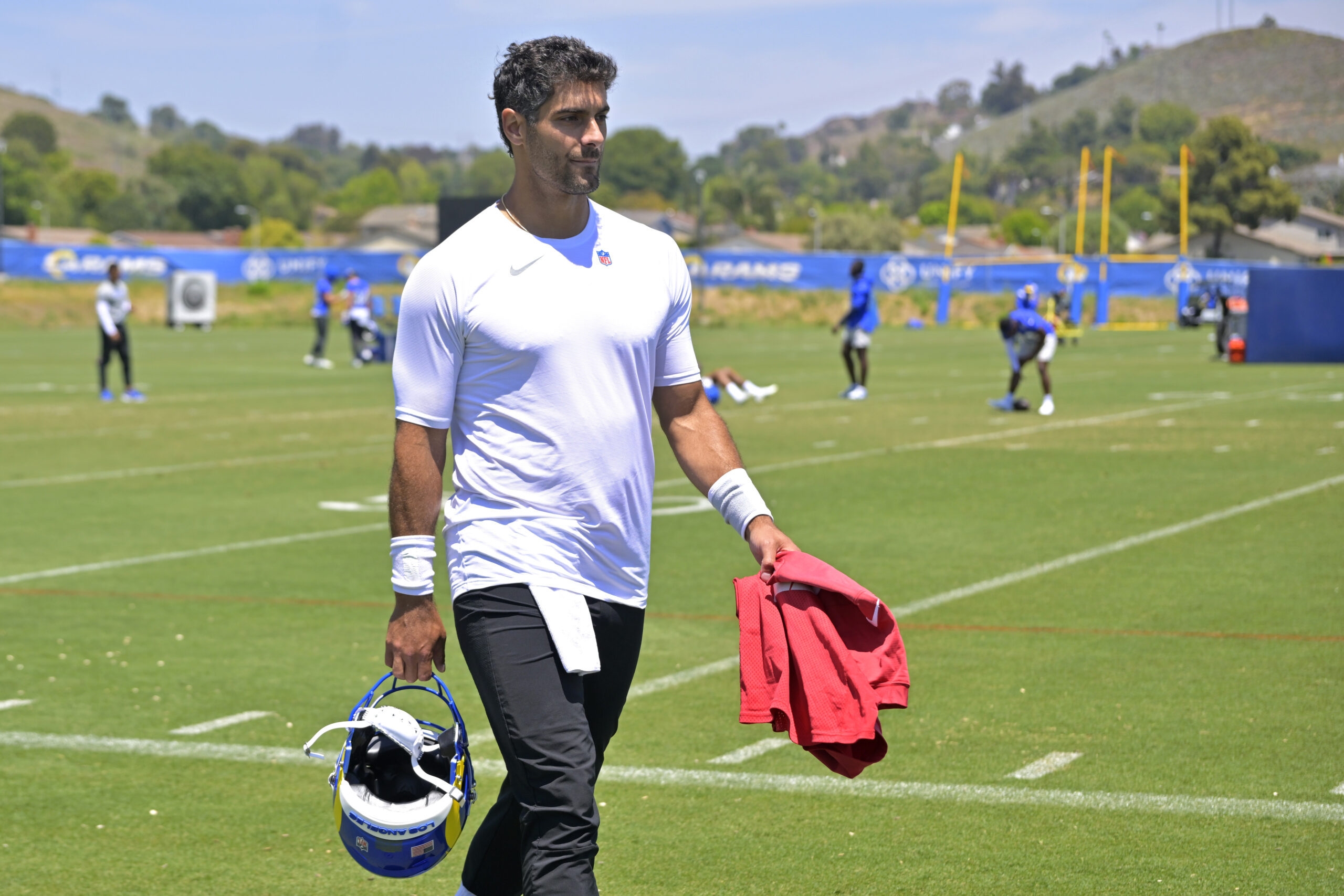 NFL: Los Angeles Rams OTA Jimmy Garoppolo