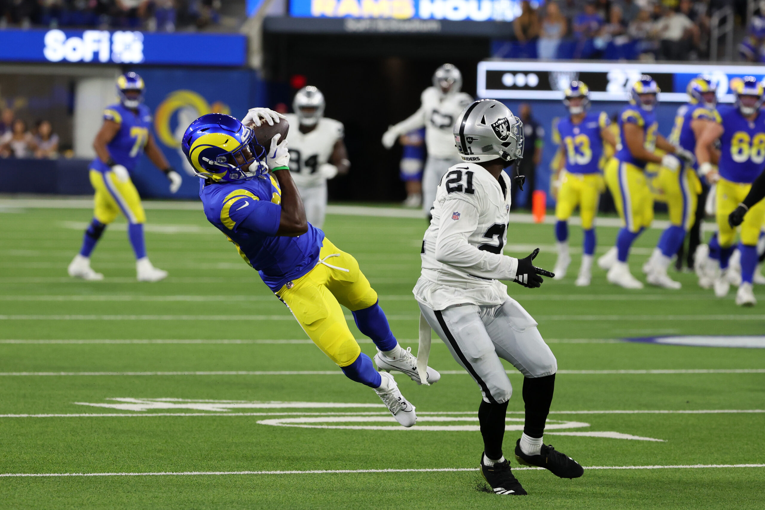 NFL: Preseason-Las Vegas Raiders at Los Angeles Rams