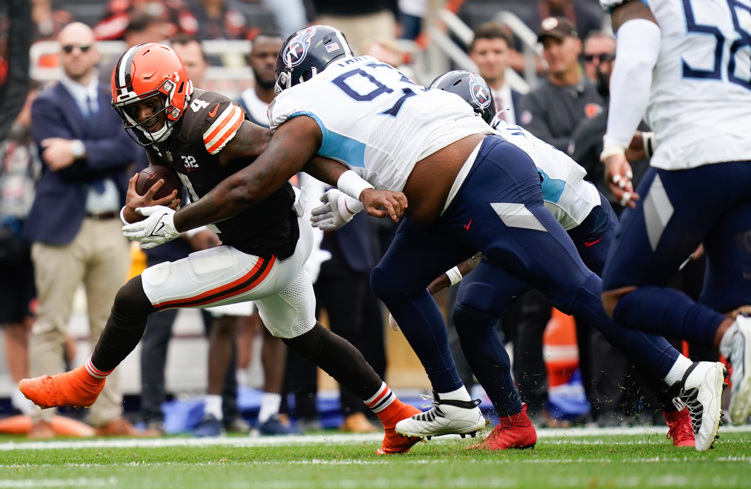 NFL: Tennessee Titans at Cleveland Browns