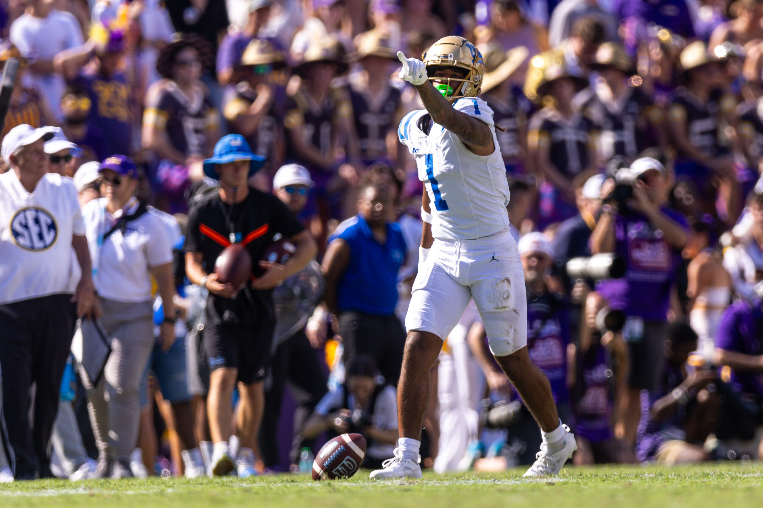 NCAA Football: UCLA at Louisiana State