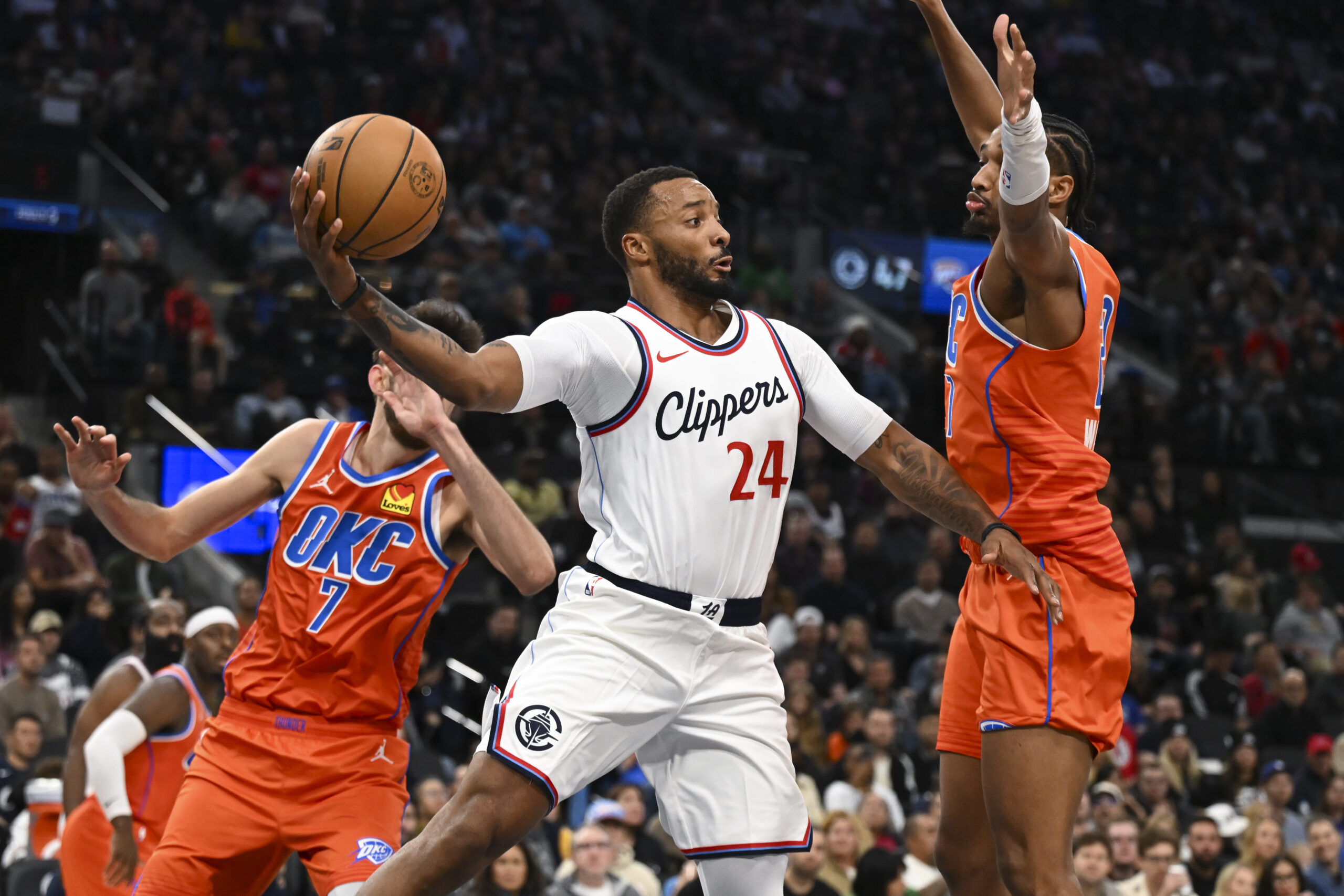 NBA: Oklahoma City Thunder at Los Angeles Clippers