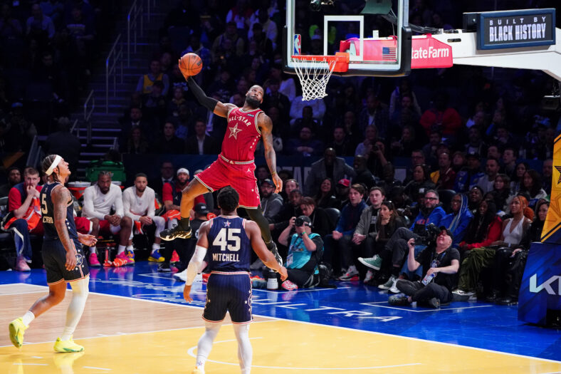 NBA: LeBron James 73rd All Star Game-Western at Eastern