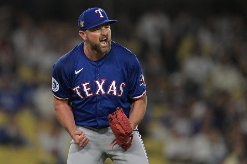 MLB: Texas Rangers at Los Angeles Dodgers