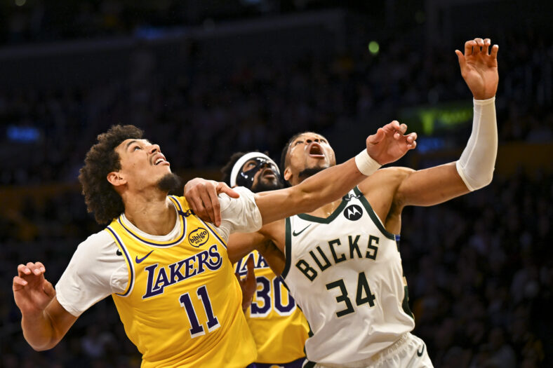 NBA: Milwaukee Bucks at Los Angeles Lakers