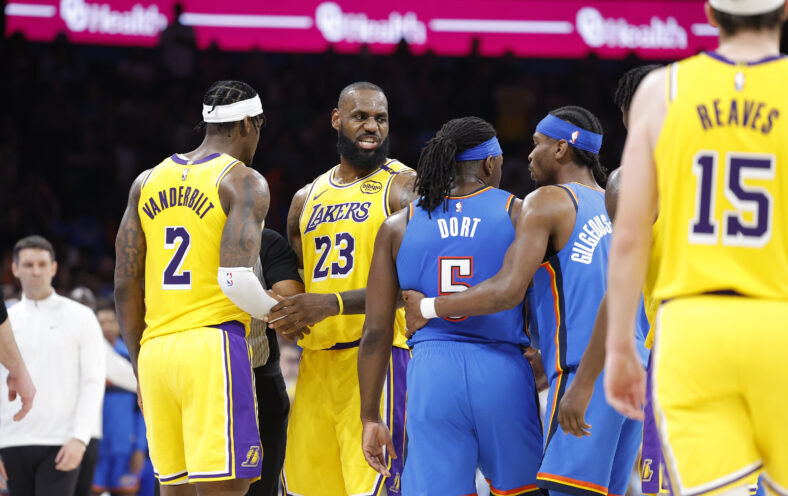 NBA: Los Angeles Lakers at Oklahoma City Thunder